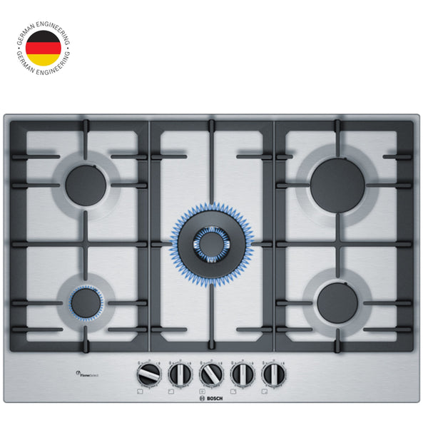 Encimera a gas 5Q INOX Bosch PCQ7A5B90V
