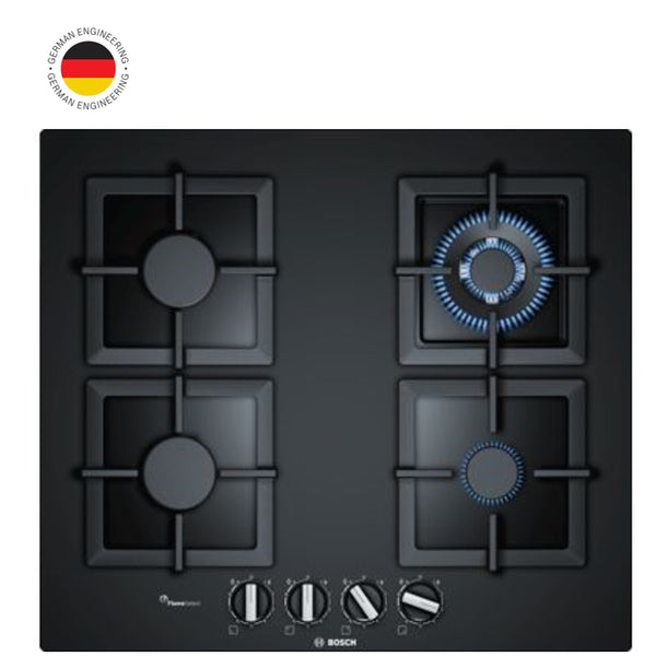 Encimera vitrocerámica gas 4Q Bosch PPH6A6B20V