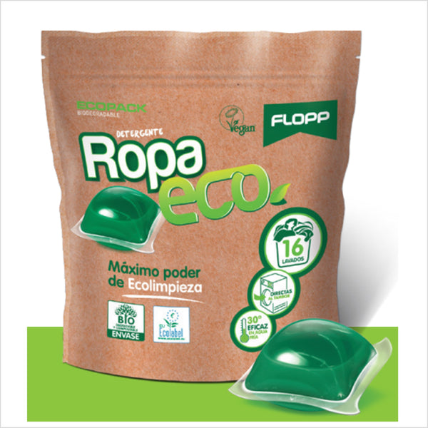 Detergente Ecológico para ropa 16 u Flopp