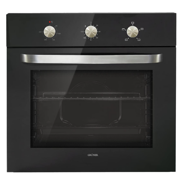 Horno Eléctrico Empotrable Gröner Black 4F 60L