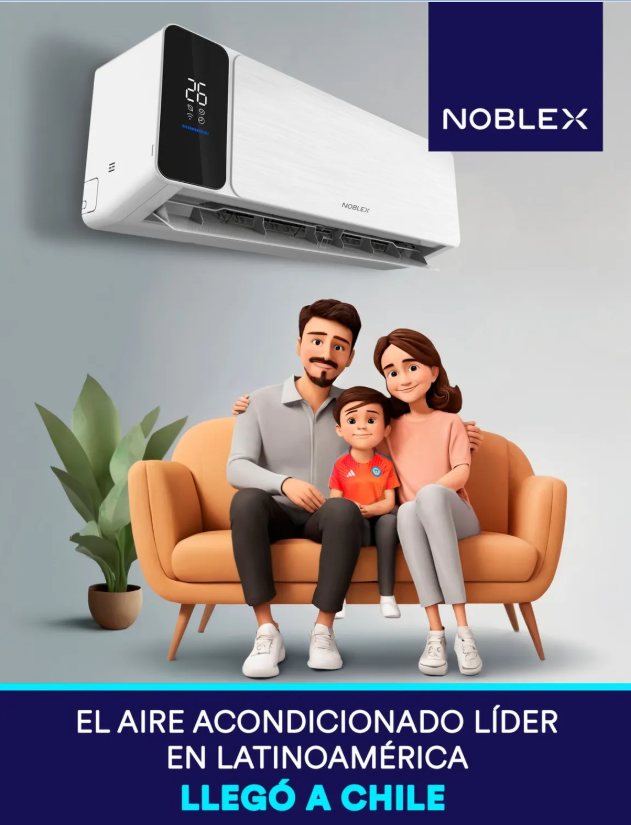 Aire Acondicionado Noblex Split Frío Calor 24.000 btu Blanco