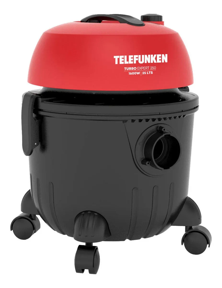 Aspiradora De Tambor Telefunken Turbo Expert 250 Color Negro