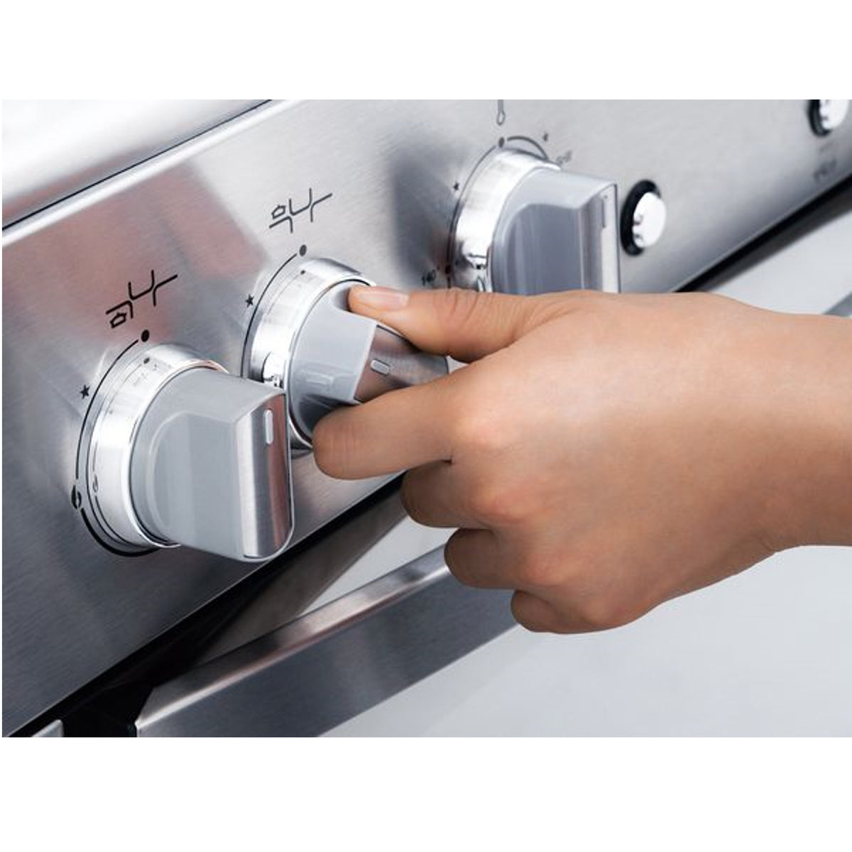 Cocina de gas de libre instalación Acero inoxidable  HSK12I25SE