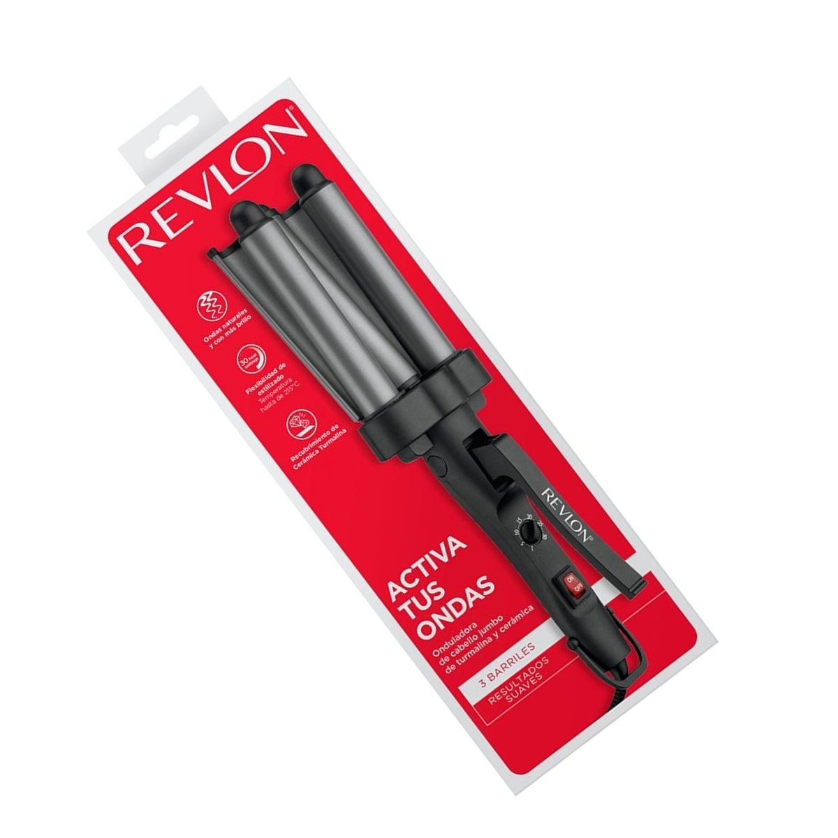 Ondulador Waver Jumbo de 3 barriles Revlon -I289RV084LA2