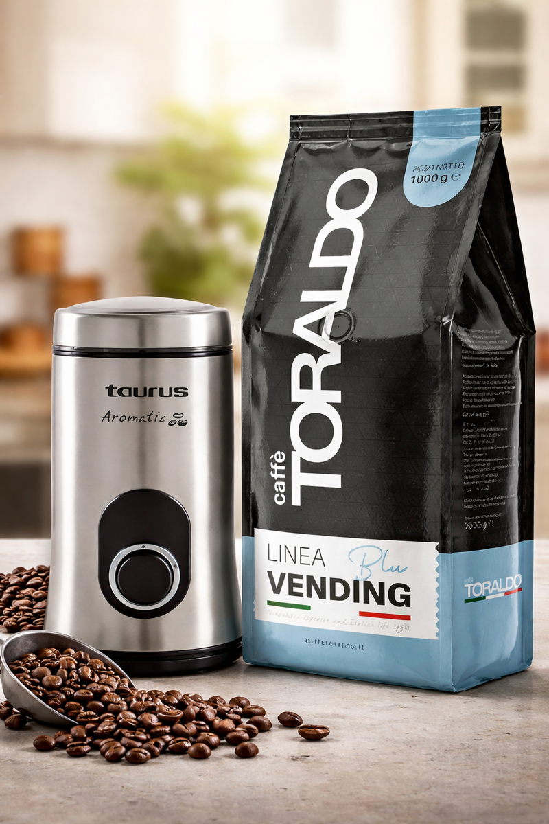 Pack Café Toraldo y Molinillo de Café Taurus
