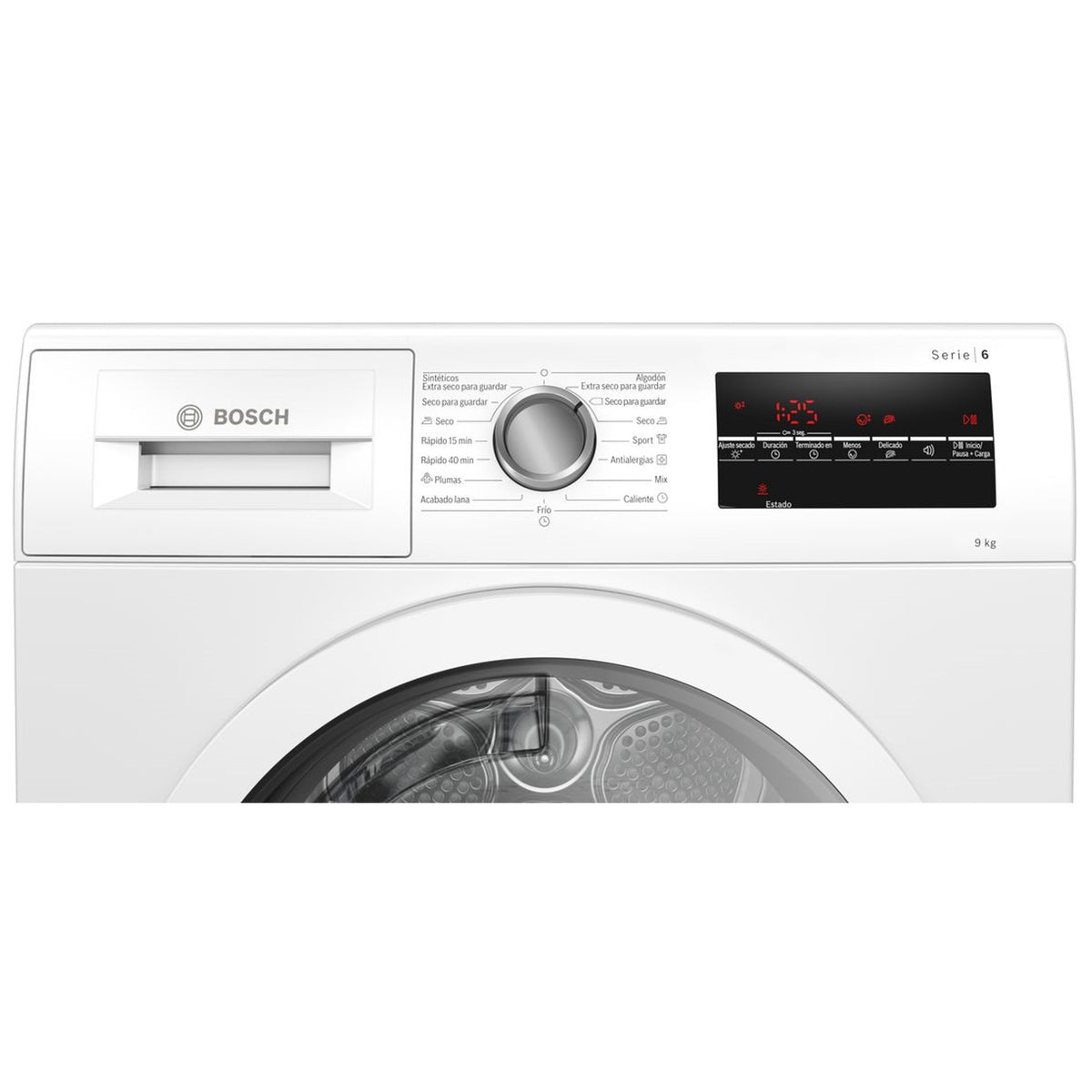 Secadora Serie 6 de Condensación 9kg Bosch WTG86209CL