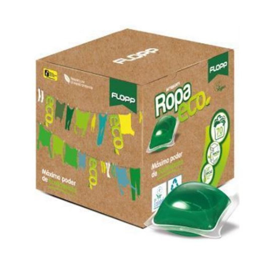 Detergente de ropa EcoFlopp / 70 u