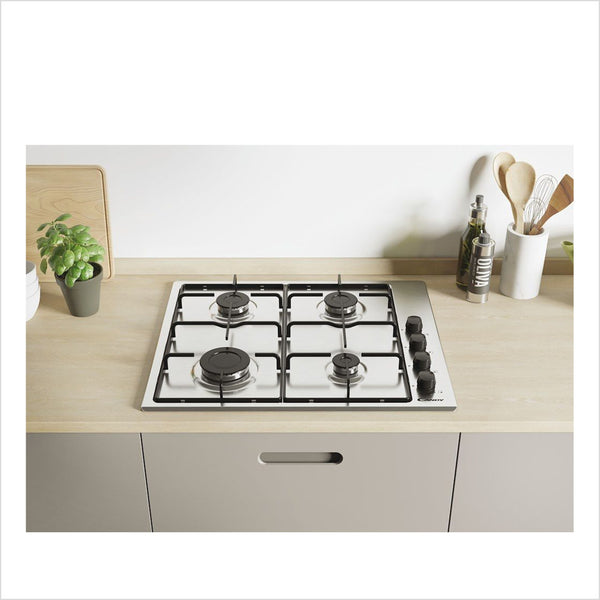 Encimera a Gas de Acero Inoxidable 4Q Smart   CHW6LBX