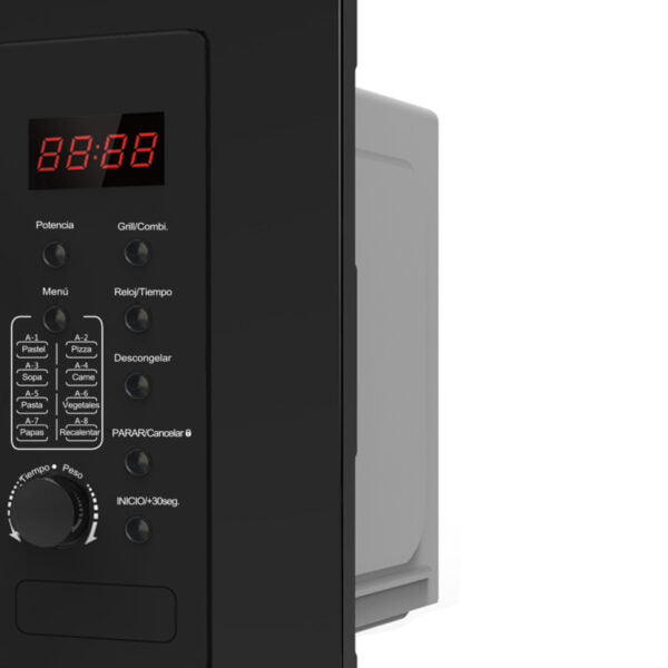 Microondas Empotrado Gröner Black Grill 25L QM25BP