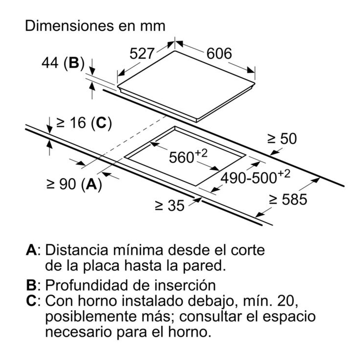 Vitroeléctrica 4Z -  60 cm  Bosch  PKF675FP2E