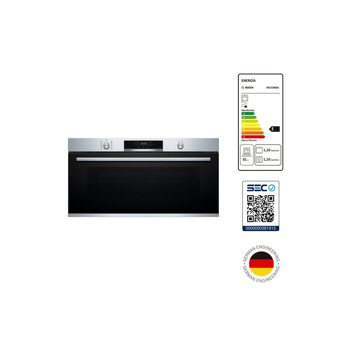 Horno 3D Hotair Bosch VBC5580S0